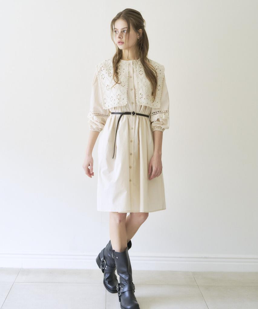 Eima Flower Punching Dress_2Color
