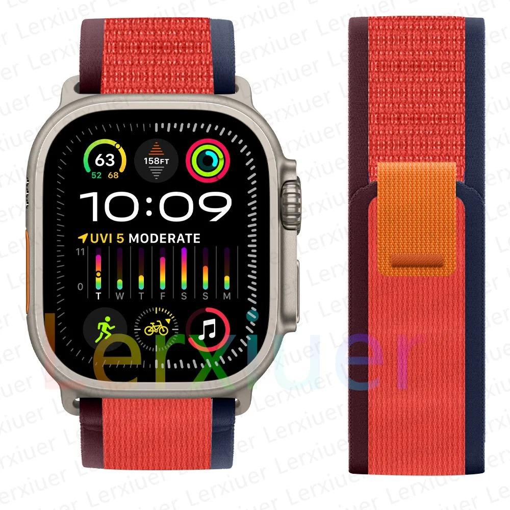 Armbänder für Apple Watch ultra2 Band 49mm 46mm 42mm 44mm 40mm 45mm 41mm Trail-Loop-Armband correa iwatch Serie se 3 7 8 9 10 11