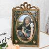 Decorative Vintage 4x6 Picture Frame Golden Carved Photo Frame Home Decor Old Fashioned Photo Frame for Table Or Wall Display