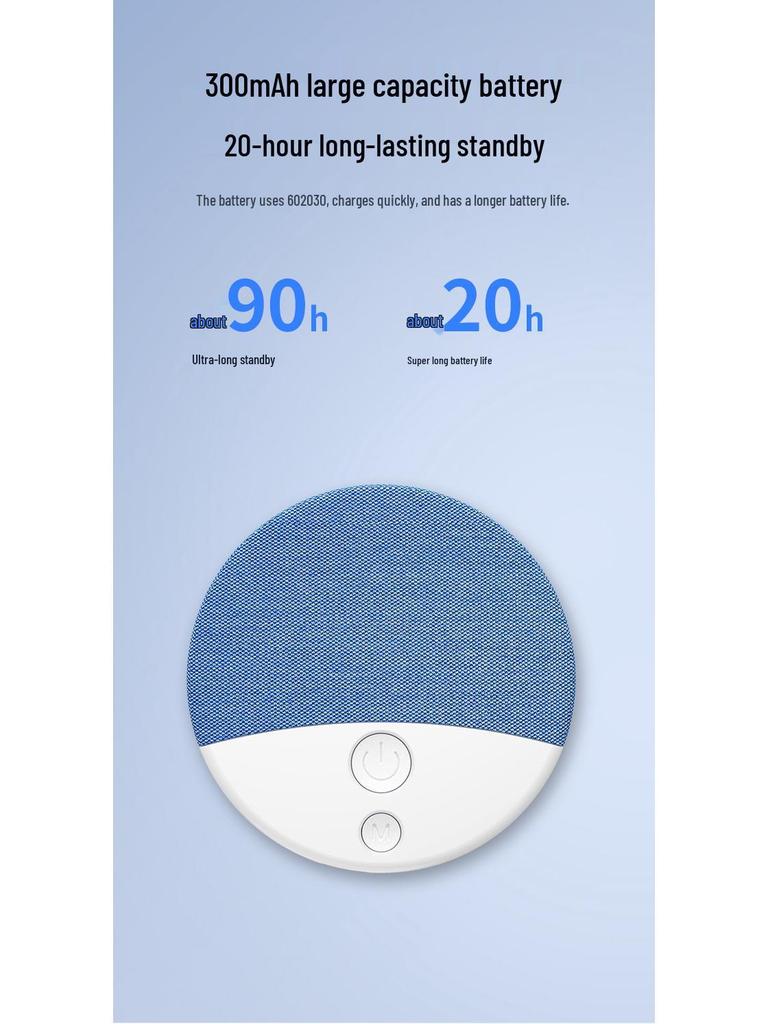 Ultra-Thin Bluetooth Pillow Speaker: High-Quality 4DS Sound, Music & White Noise for Bedside Use
