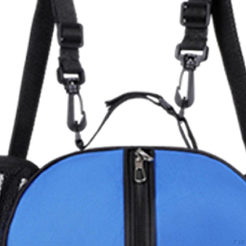 Basketball Tote Bag with Adjustable Strap And Mesh Pockets