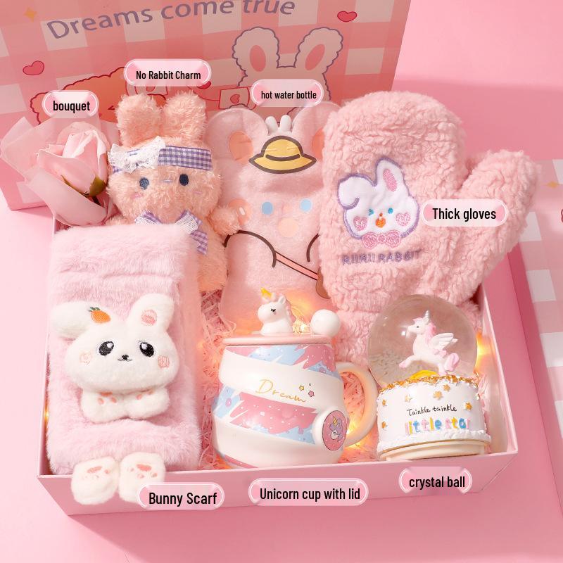 Winter Gift Box for 10-Year-Old Girls: Warm and Practical Birthday Present for Kindergarten and Primary School Students