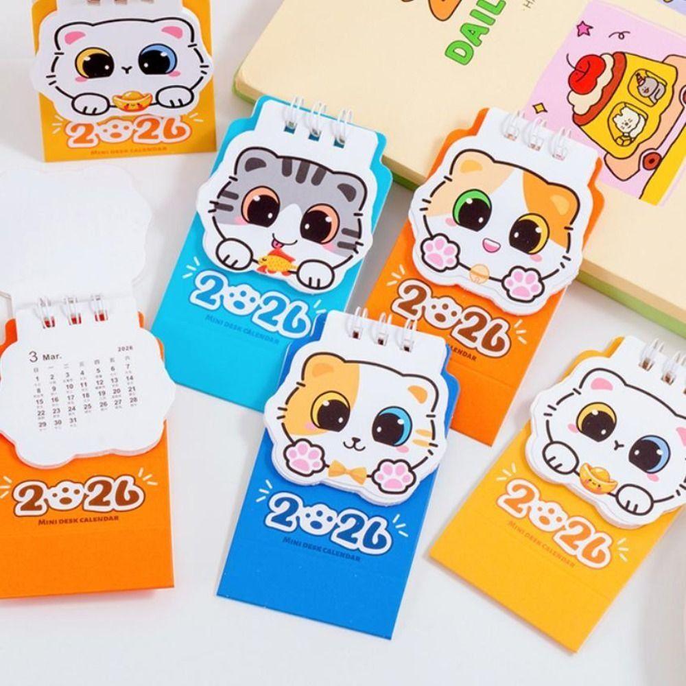 Portable Coil Calendar Mini Daily Planner New Schedule Planner  Office Desk Accessories