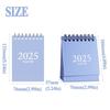 Simple 2024-2025 Calendar Creative Monthly Planner Gift Standing Flip Calendar  Desk Decoration