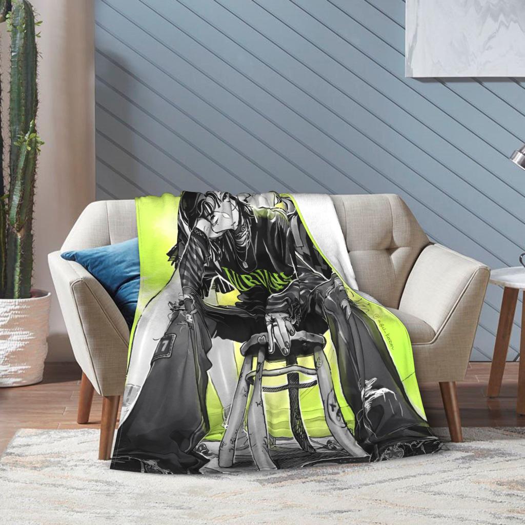 The Guy She Was Interested In Wasnt a Guy Merch Blanket Super Soft Cozy Throw Blankets for Bed 50x60 Inches Multi-size Bedspread