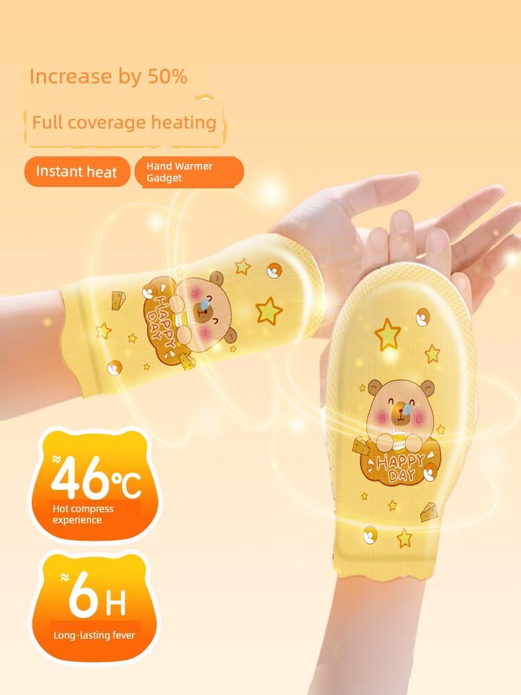 Wearable Hand Warmer Heating Gloves Self-Heating Compress Winter Women's Outdoor Cycling Cold-Proof Warm Gloves
