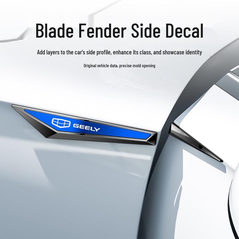 Geely Xingrui Binrui Boyue Pro Emgrand GL Car Fender Emblem Sticker