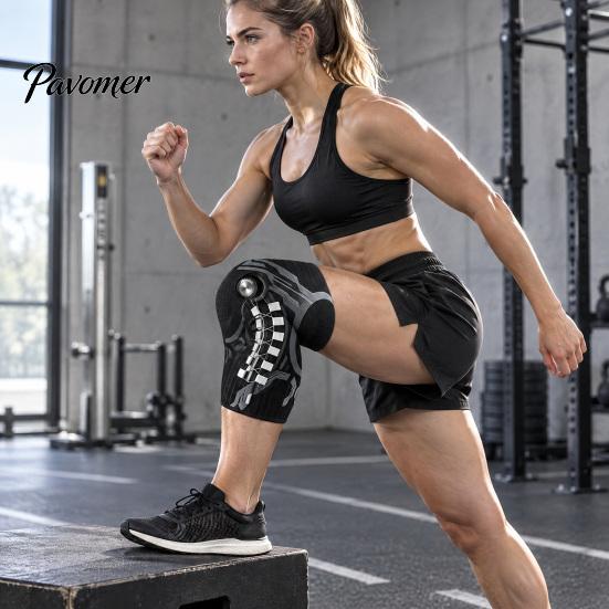 Adjustable Knee Brace 1 Pair Knob Brace, Support with Patella Pad, Side Stabilizer, for Joint Stability Compression Sleeve Workout Arthritis Meniscus
