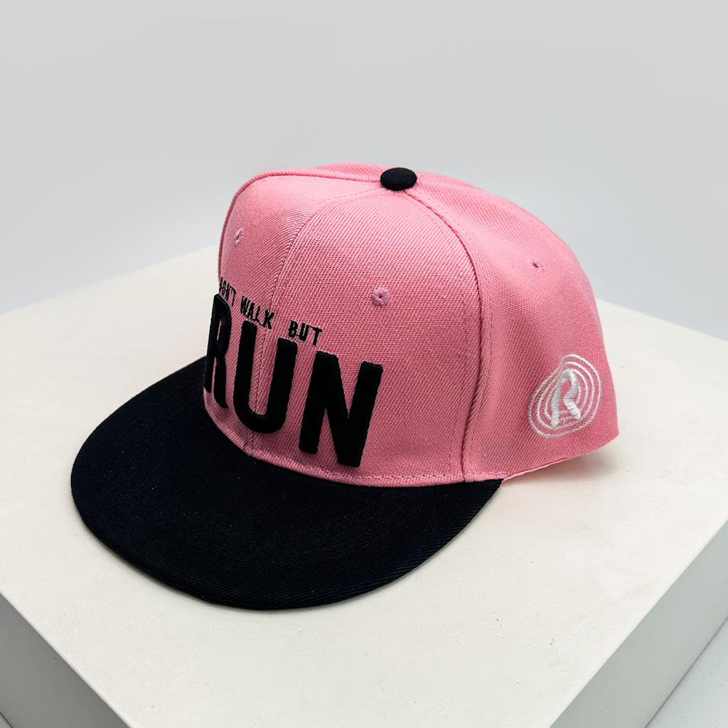 And Women Embroidered Run Letter Prints Baseball Caps Color Contrast Sun Protection Hip Hop All-Match Trucker Caps Flat Brim Fashion Personalized
