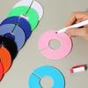 5Pcs Organizing Hangers Clothing Rack Size Dividers DIY Craft Round Garment Labels Wardrobe Separator Plastic