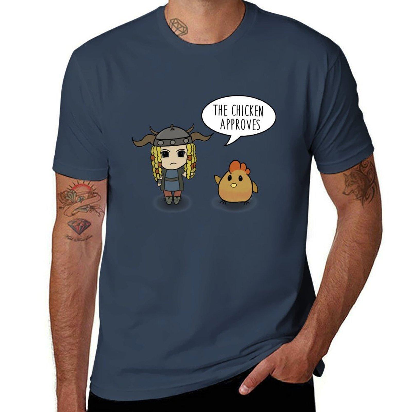 The Chicken Approves HTTYD Race to the Edge TShirt Casual Basic Street Style TShirt S