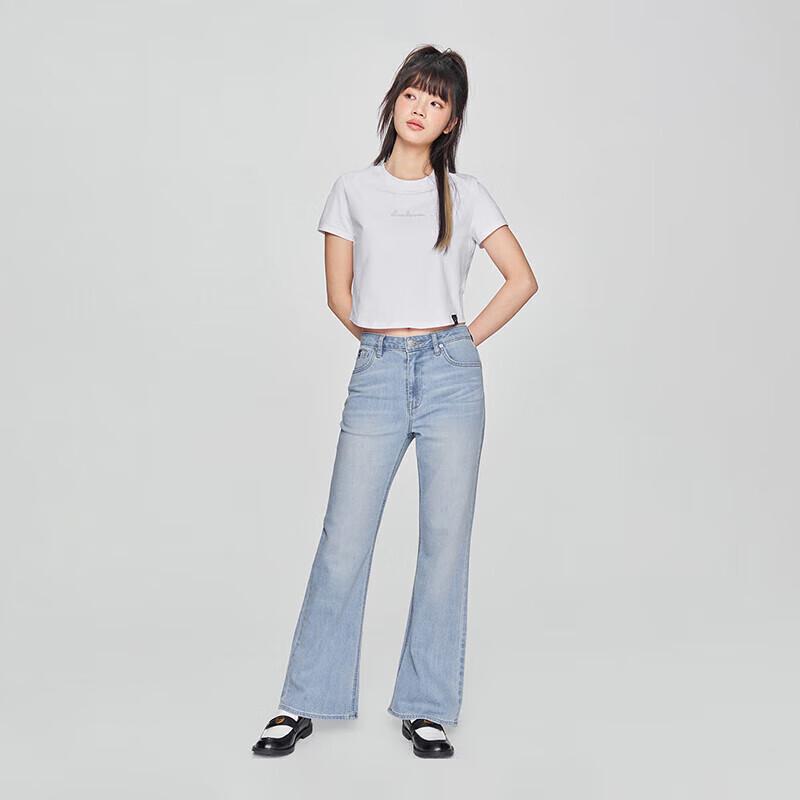 Lee Women's High-Waist Flared Cool-Touch Jeans