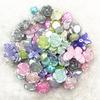 20g/lot Mixed Rose Flower Bowknot Beads Star Heart Butterfly Acrylic Spacer Beads for Jewelry Making DIY Bracelet Accessories