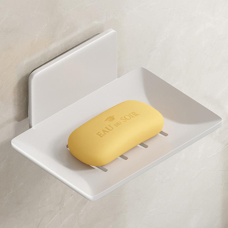 Stainless Steel Soap Holder Bathroom Shower Storage Soap Tray Mesh Rack oap Dishes Wall Mounted Drain Soap Box Bathroom Access