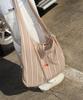 Pmco Striped Button Packable Shoulder Bag (Brown)