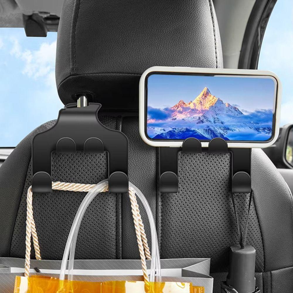 1/3Pcs Double Head Car Seat Headrest Hook Universal Vehicle Holder Car Interior Accessories