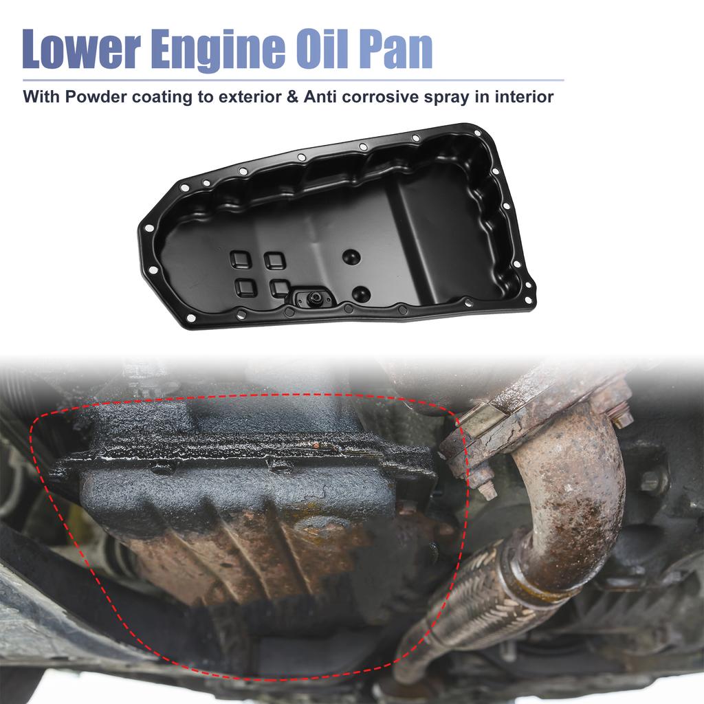 UXCELL 1pcs Car Engine Oil Pan Replacement No.313901XF01 for Nissan Juke 2011-2014