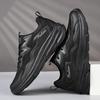 Double Star Large Black Men's Sneakers Breathable Extra Large Shock Absorbed Soft Bottom Lightweight Large Casual Sneakers