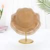 DIY Straw Hat Light Plate Hat Embryo, Summer Large Eave Woven Wave Shaped Sunshade and Sun Protection Sun Hat