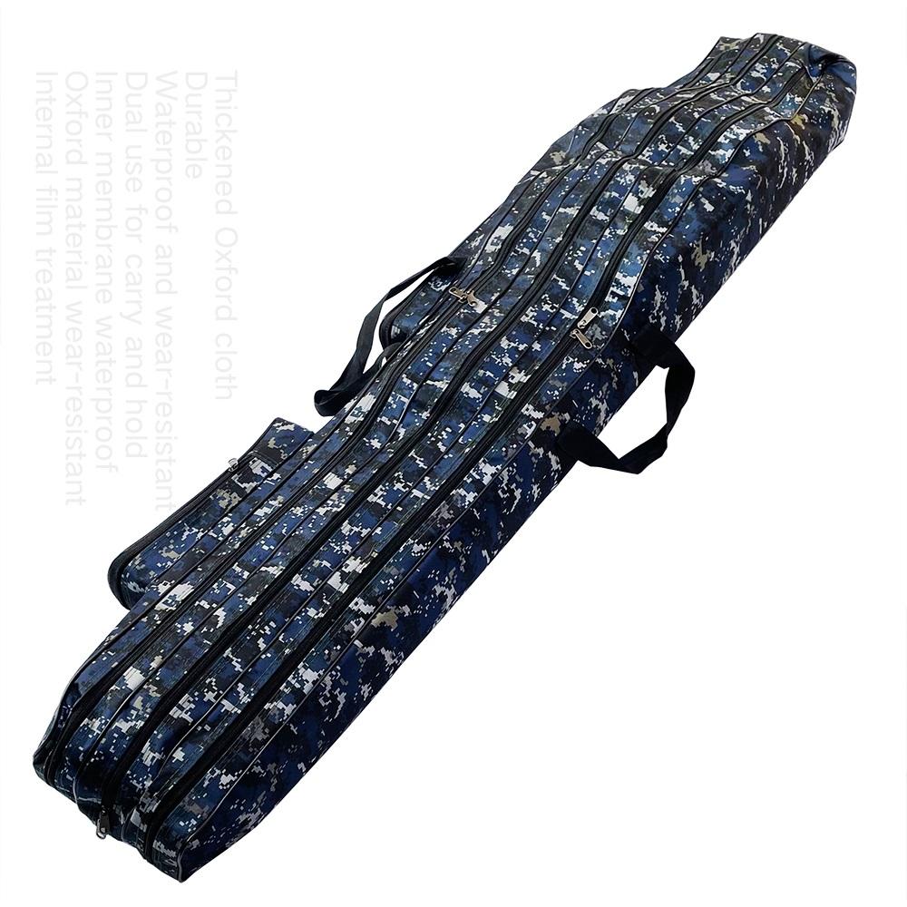 Hengeltas Oxfordstof Opvouwbaar Multifunctionele opbergbeschermer 2/3 laag Groen/Blauw 110/120/130/150cm