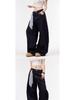 Damen Jeans 2025 Herbst/Winter Retro Locker Weites Bein mit Taschen Design