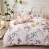 Tangna Heimtextilien Reines Baumwoll-Bettwäscheset 4-teilig - Elegante Blumenmuster