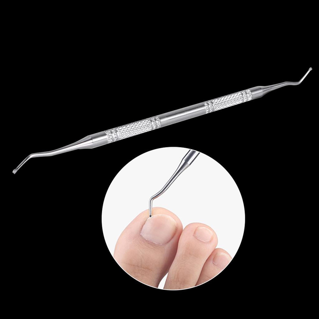 Professional Ingrown Toenail Care Correction Lifter File Cleaner Double Ended Pedicure Tool