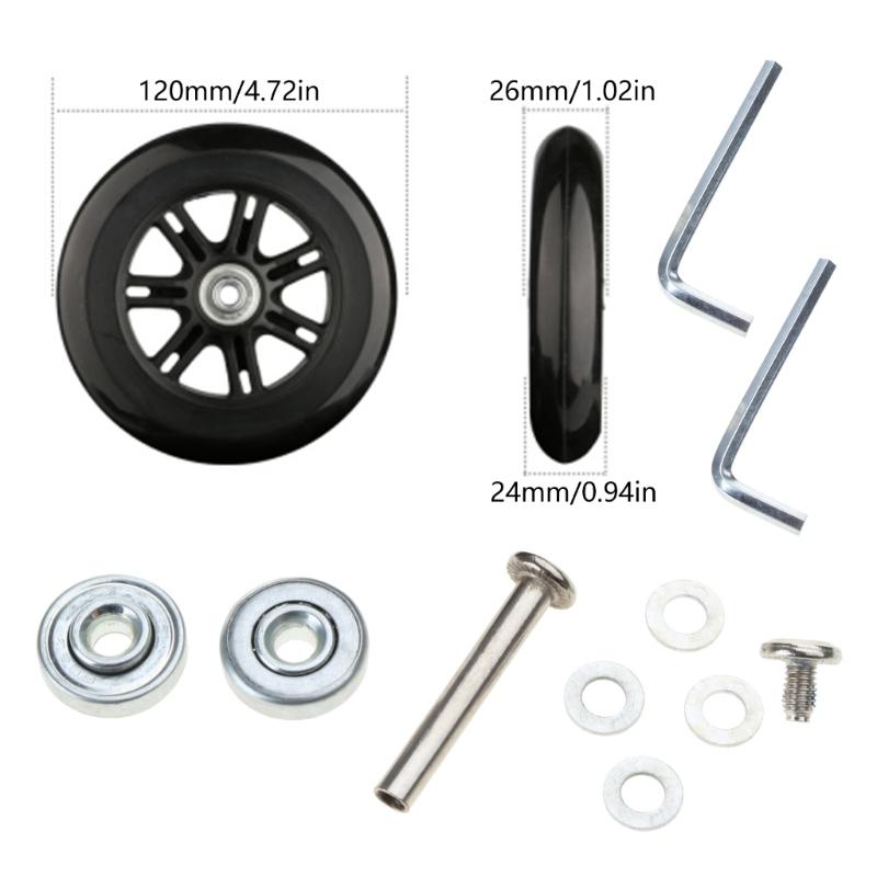 Mute Luggage Suitcase Replacement Wheels Wear-Resistant Suitcase Wheels Luggage Suitcase Wheels Suitcase Spinner Wheels