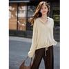 Mokana Women's Urban Casual Hooded Knit Sweater