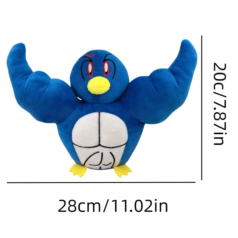 

Rabbit Riggy The Monkey Plush Toy Muscle Chicken Stuffed Doll Decor Kids Gifts