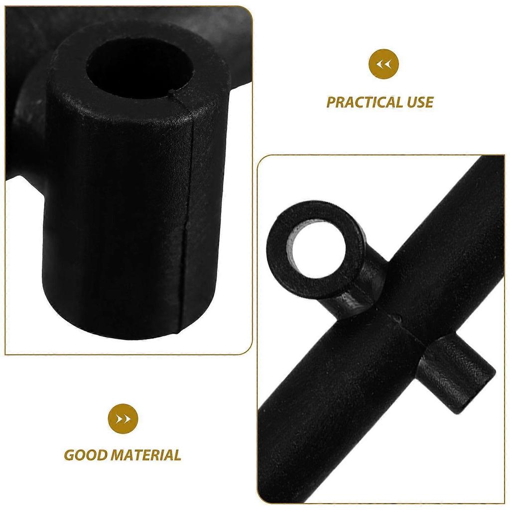 1 Set Of Diy Kite Frame Connectors For Repairing Kites Plastic Tee Rods Support Connectors Kite Accessories Kite Support Rod Kite Flying Accessories