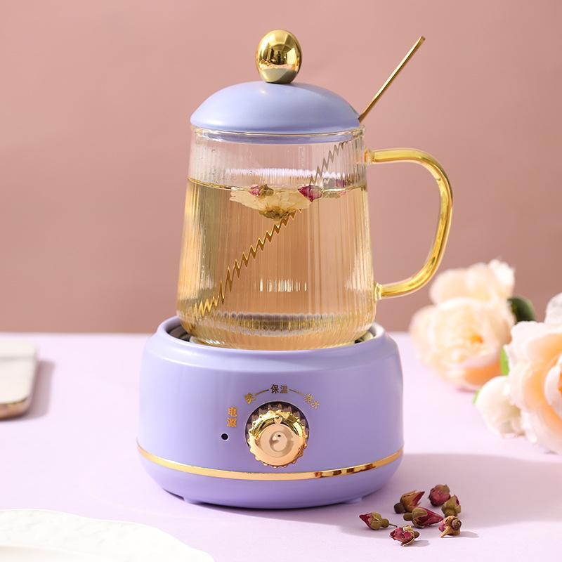 0.4-0.6L Health Pot, Office Small Tea Maker, Household Mini Health Cup, Tea Stove, Flower Boiling Tea Pot 220V