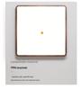 North American Black Walnut LED Ceiling Light - Full Spectrum Eye Protection, New Chinese Style, Square Design for Home Decor