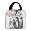 Maneskin Band Rock Musical Insulated Lunch Bag for Women Kids Leakproof Food Boxes Thermal Lunch Box Tote