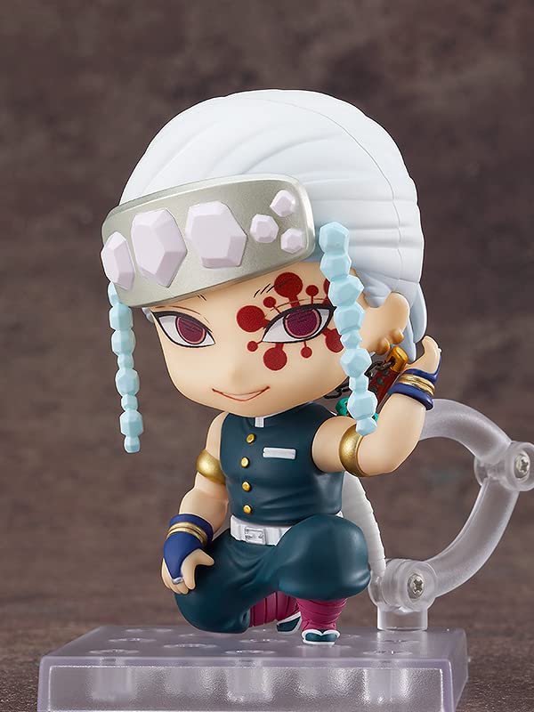 Nendoroid Demon Kimetsu no Yaiba Usu Tengen Plastic Painted Movable Figure Slayer Non-scale