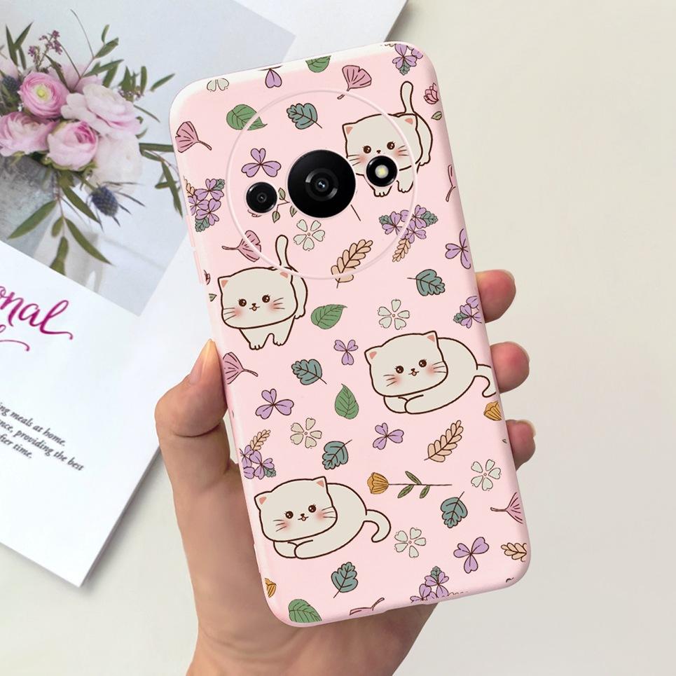 For Funda Xiaomi Redmi A3 Case Women Fashion Girly Flower Butterfly Bumper For Xiaomi Mi A3 Mia3 RedmiA3 Coque Soft Silicone