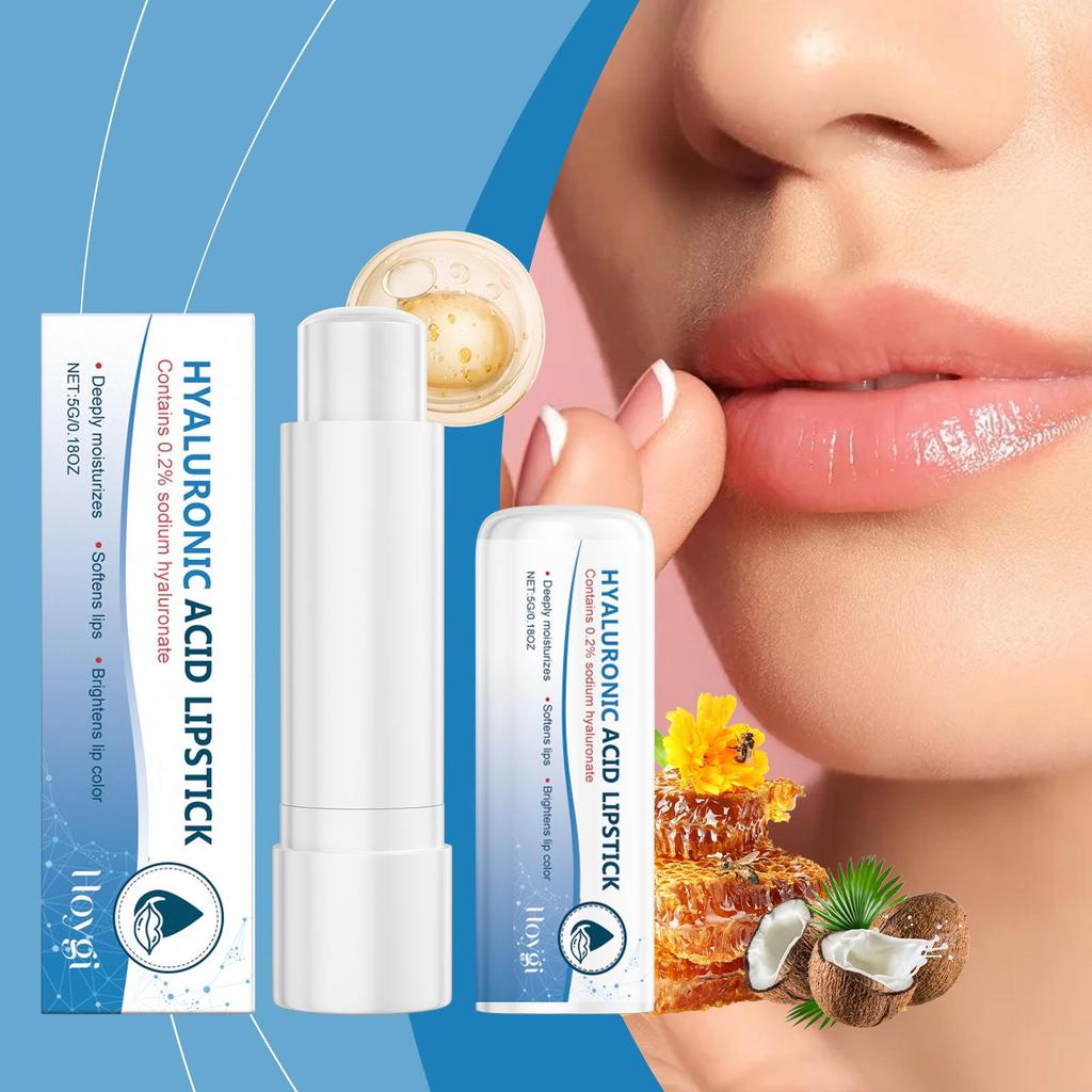 Hyaluronic Lip Balm Lips Skincare Anti Cracking Nourishing Brightening Moisturizing Lip Balm Lipstick Lips Skin Care