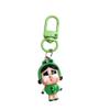 Cute Crying Baby Girl Cure Keychain Mobile Phone Pendant Girl Soft Cute Backpack Jewelry Girlfriend Couple Gift