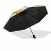 Dumbo,Elephant,Fantasy Theme Automatic Compact Folding Cute Umbrella - Portable and Durable, 8-Bone Iron Umbrella for All Weather0707079