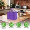 Large Insulated Grocery Shopping Bags Reusable Bag Thermal Zipper Collapsible Tote Cooler Food Transport Hot and Cold