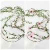 Simulation Flower Floral Garland White Bridal Crown Fairy Flower Headband  Wedding Party