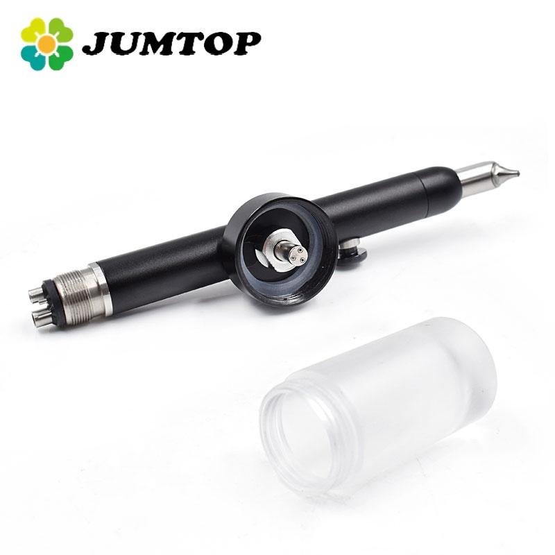 Dental Air Abrasion Polisher with Water Spray Aluminum Oxide Device 2/4 Holes Sandblaster Dentistry Tools