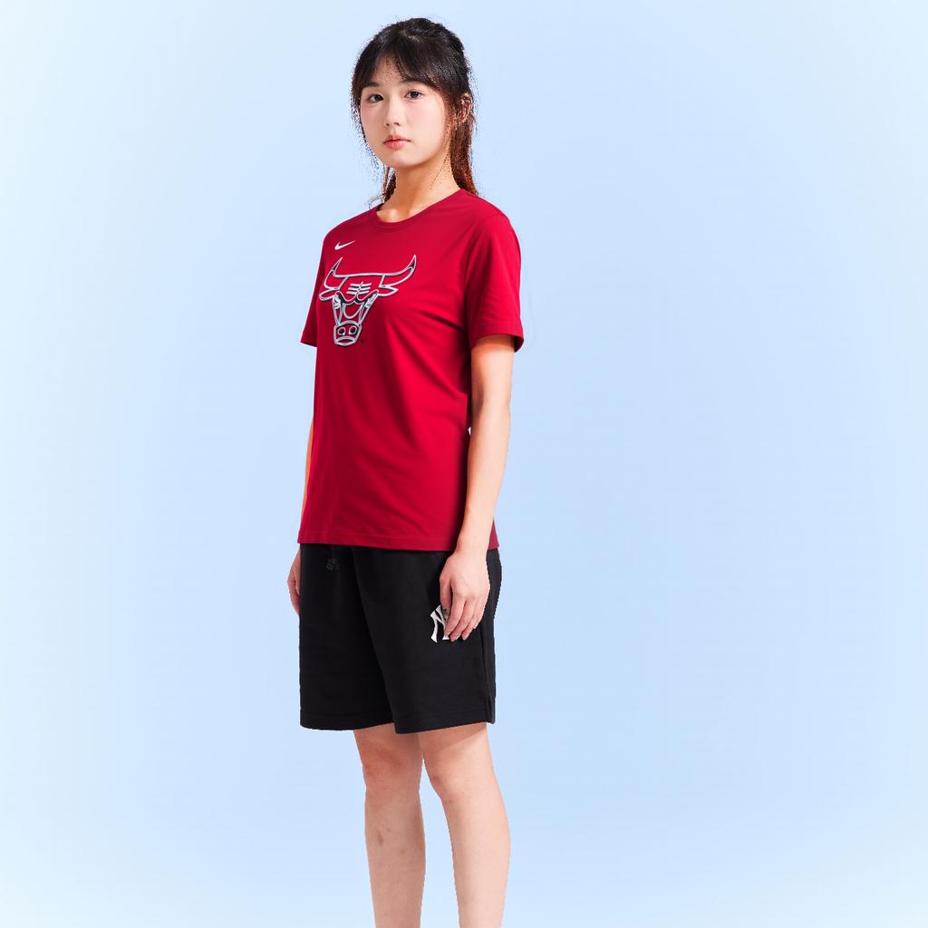 Nike Camiseta com Logotipo NBA Chicago Bulls Confortável Respirável Manga Curta Tops Infantis Vermelho 3Z2B7BBWZ-BUL