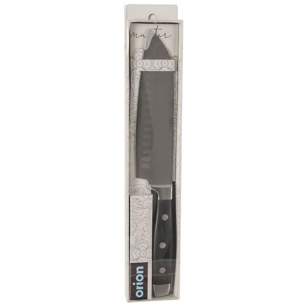 Steel Santoku knife MASTER 33 cm