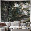 Luxury Fantasy Tapestry Wall Hanging Mural Art Mythological Angel Dragon Warrior Knight Epic Gothic Style Decor Home Room Decora