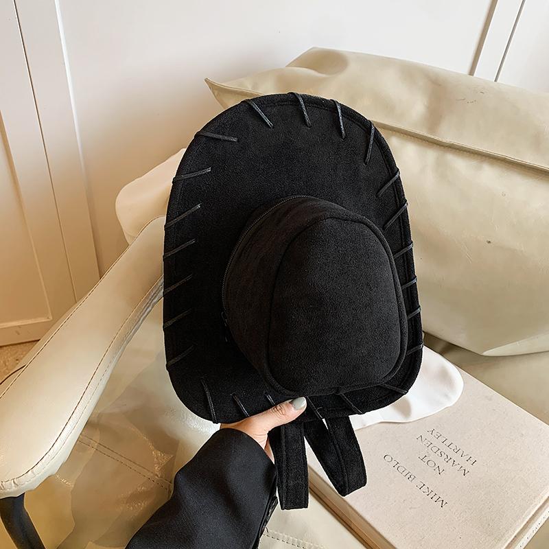 

Новый красивый рюкзак в форме шляпы, дизайн, чувство света, хороший внешний вид, модный рюкзак с регулируемым плечевым ремнем