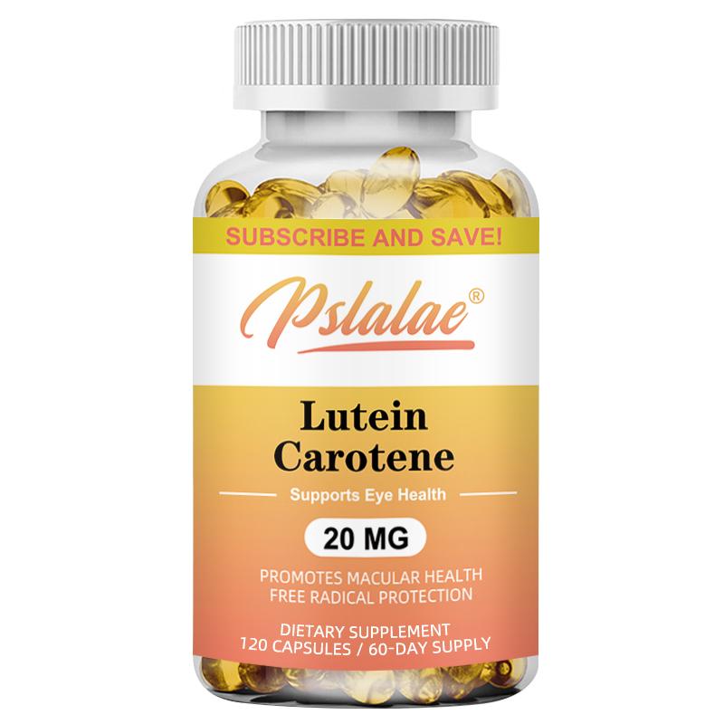 High-quality lutein capsules with carotene; suitable for men and women; nutritional supplement.