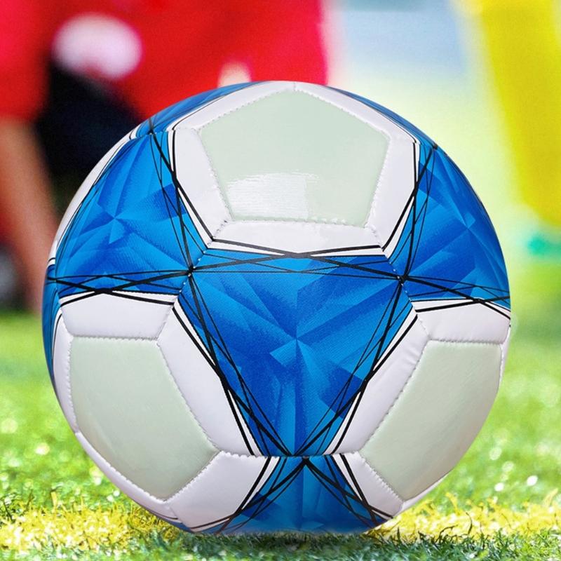 Glowing Soccer Football for Night Game, Size 4/5 Glowing in Dark Football for Adults and Youth Sports Light Up Football