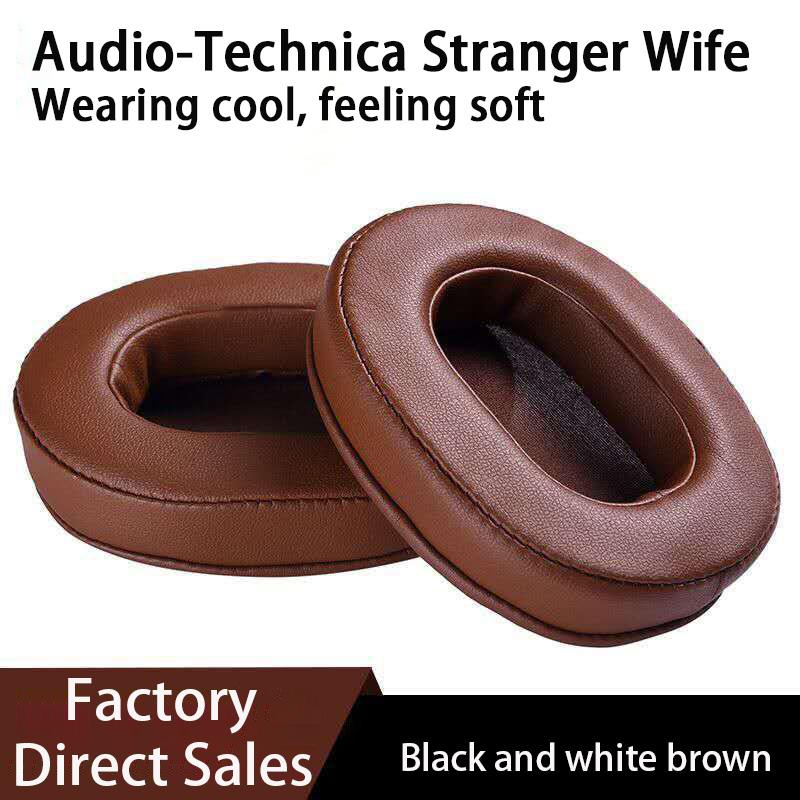 Erstatnings øreputer for Audio Technica ATH M70 M50X M50 MSR7 M40X M40 M30X Headset Øreklokker Deksel øreputer Kopper