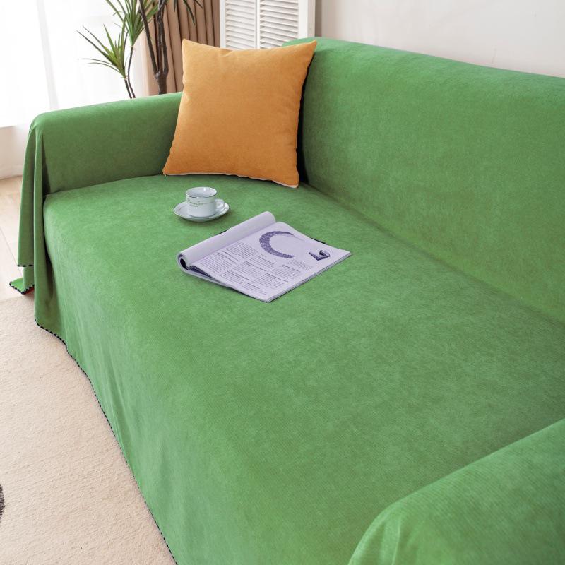 Japanese Style Waterproof Solid Color Sofa Cover - Full Protector Cushion